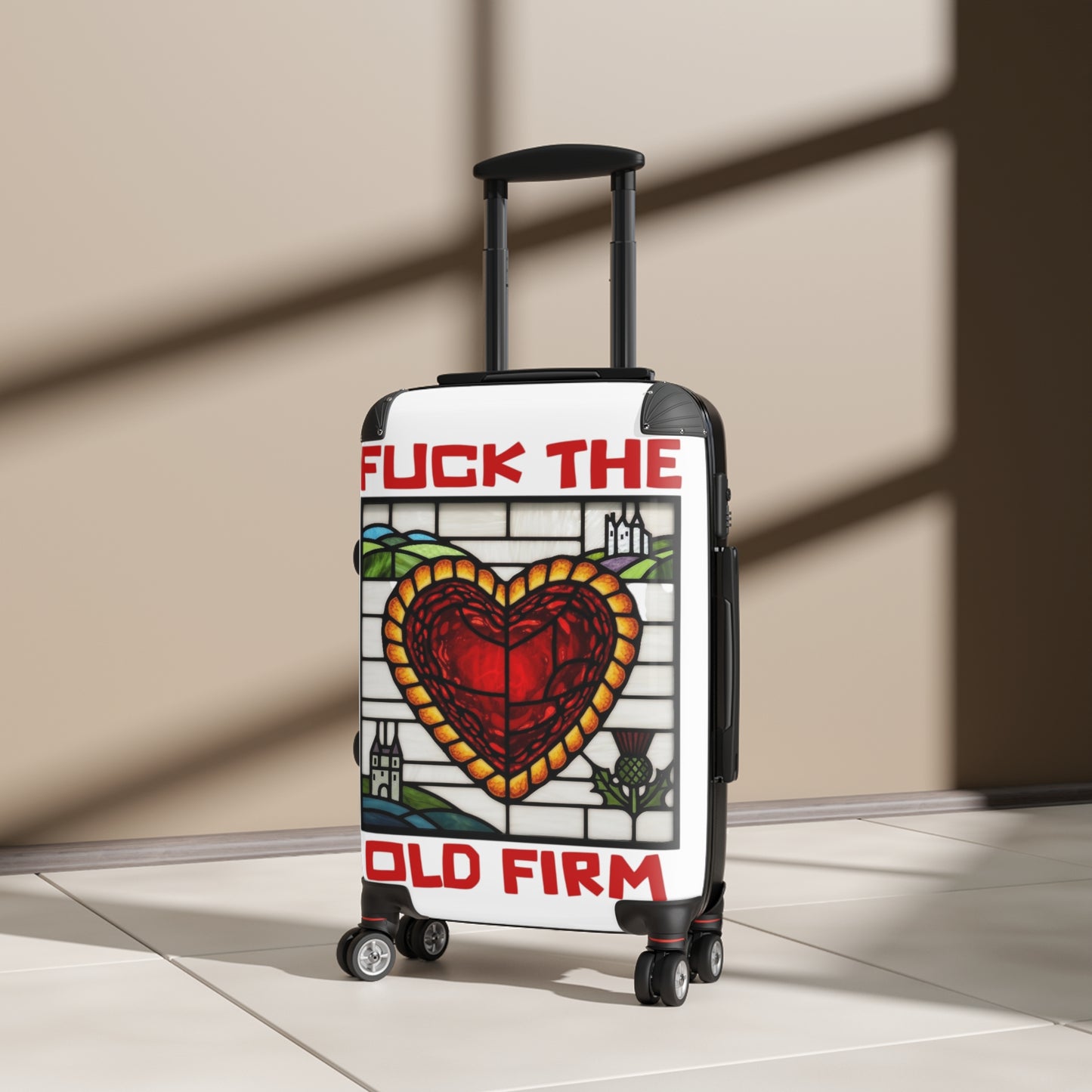 'Fuck The Old Firm' — JAMBOS ON TOUR — Suitcase
