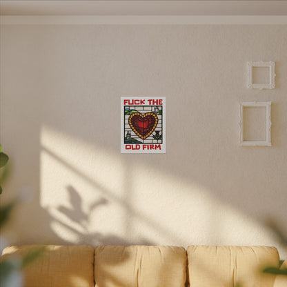'Fuck The Old Firm' — Wall Art