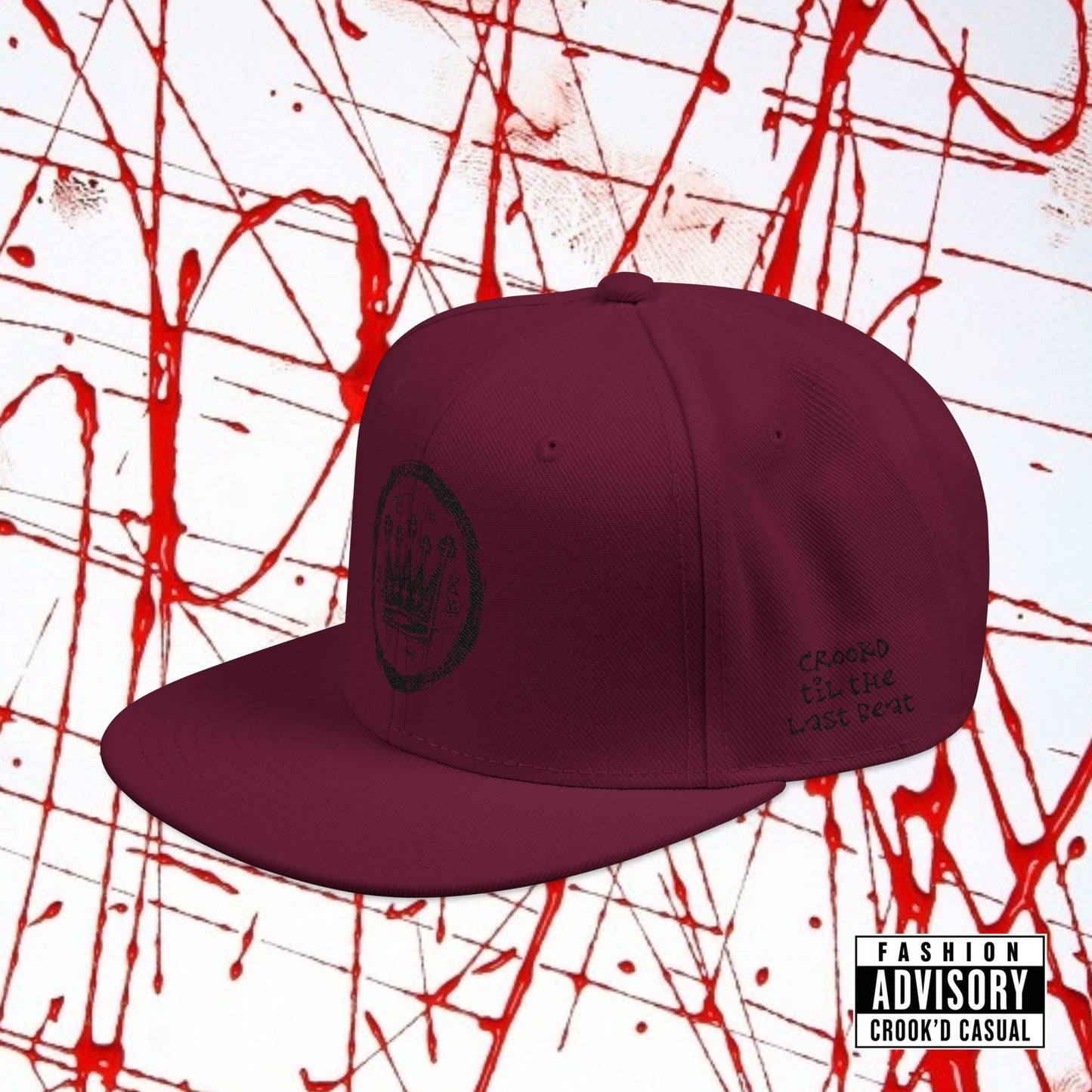 Crook'D Casual — 'til The Last Beat'— Snapback