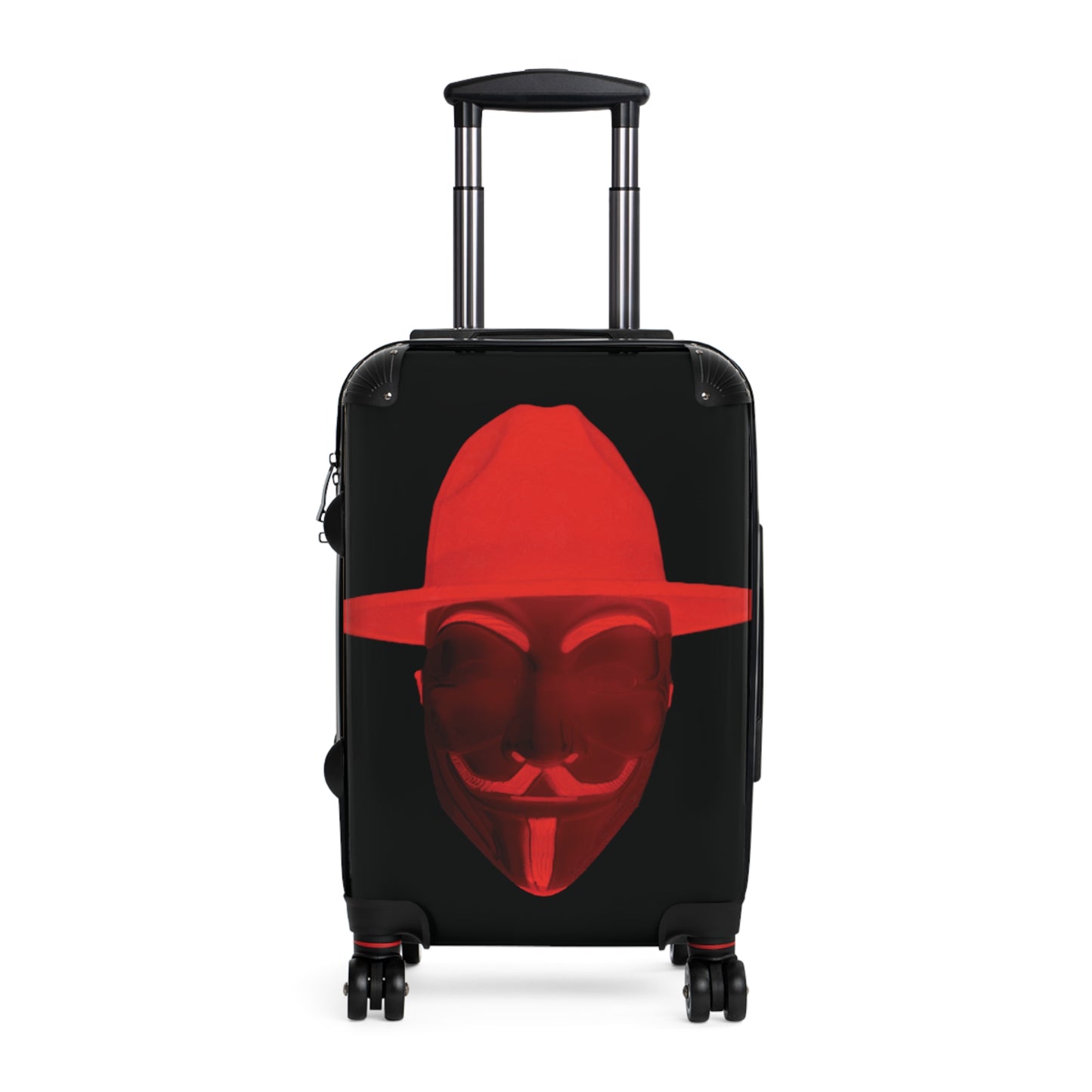 CROOK'D Red 'ANON' Suitcase