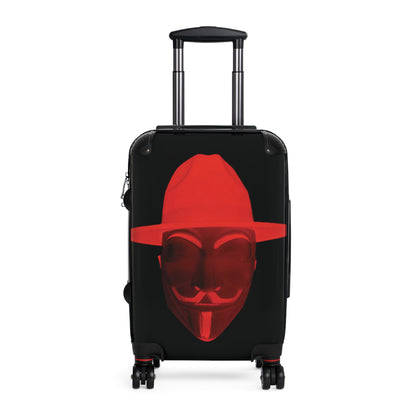 CROOK'D Red 'ANON' Suitcase