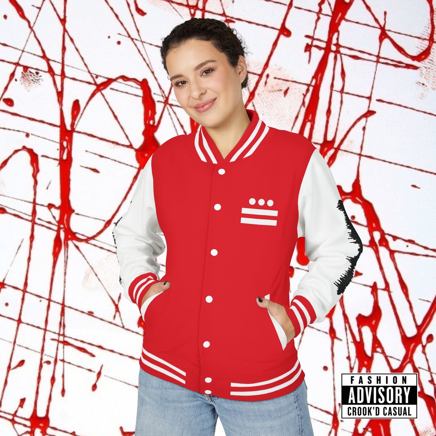 'Once CROOK'D Always CROOK'D' — Varsity Jacket