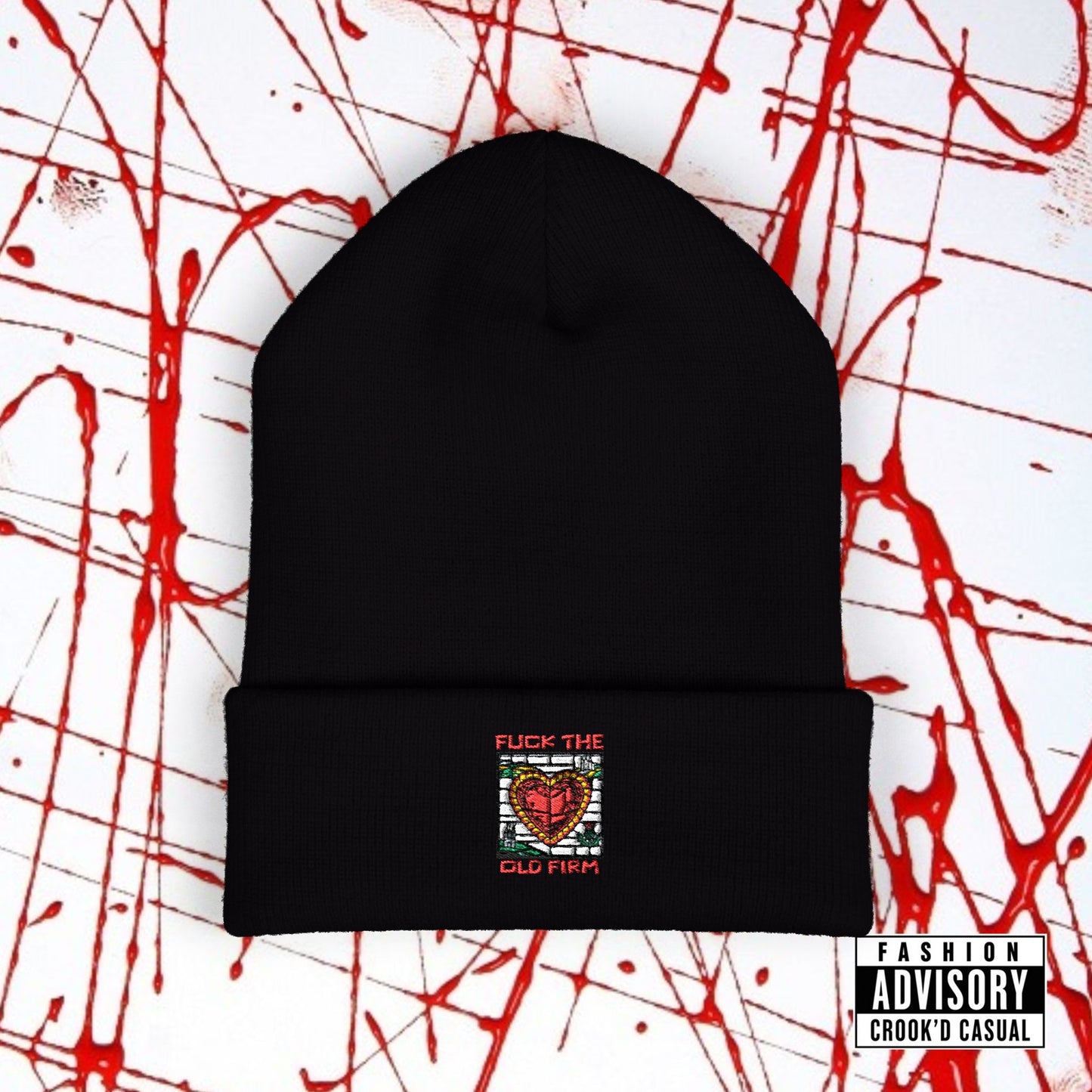 'Fuck The Old Firm' —  Cuffed Knit Hat