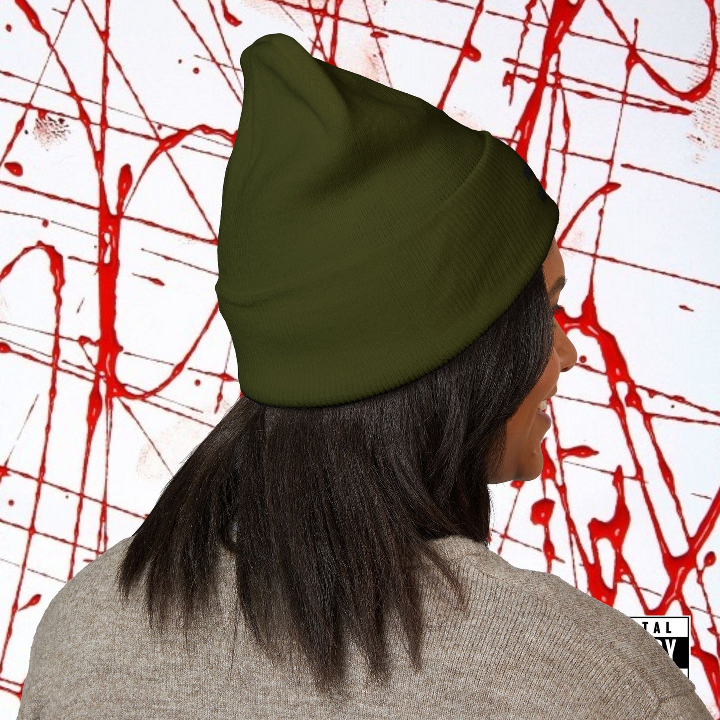 Crook'D Cuffed Beanie (Embroidered)