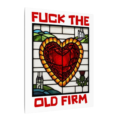 'Fuck The Old Firm' — Wall Art
