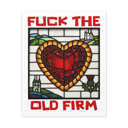 'Fuck The Old Firm' — Wall Art