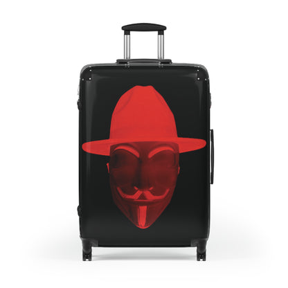 CROOK'D Red 'ANON' Suitcase