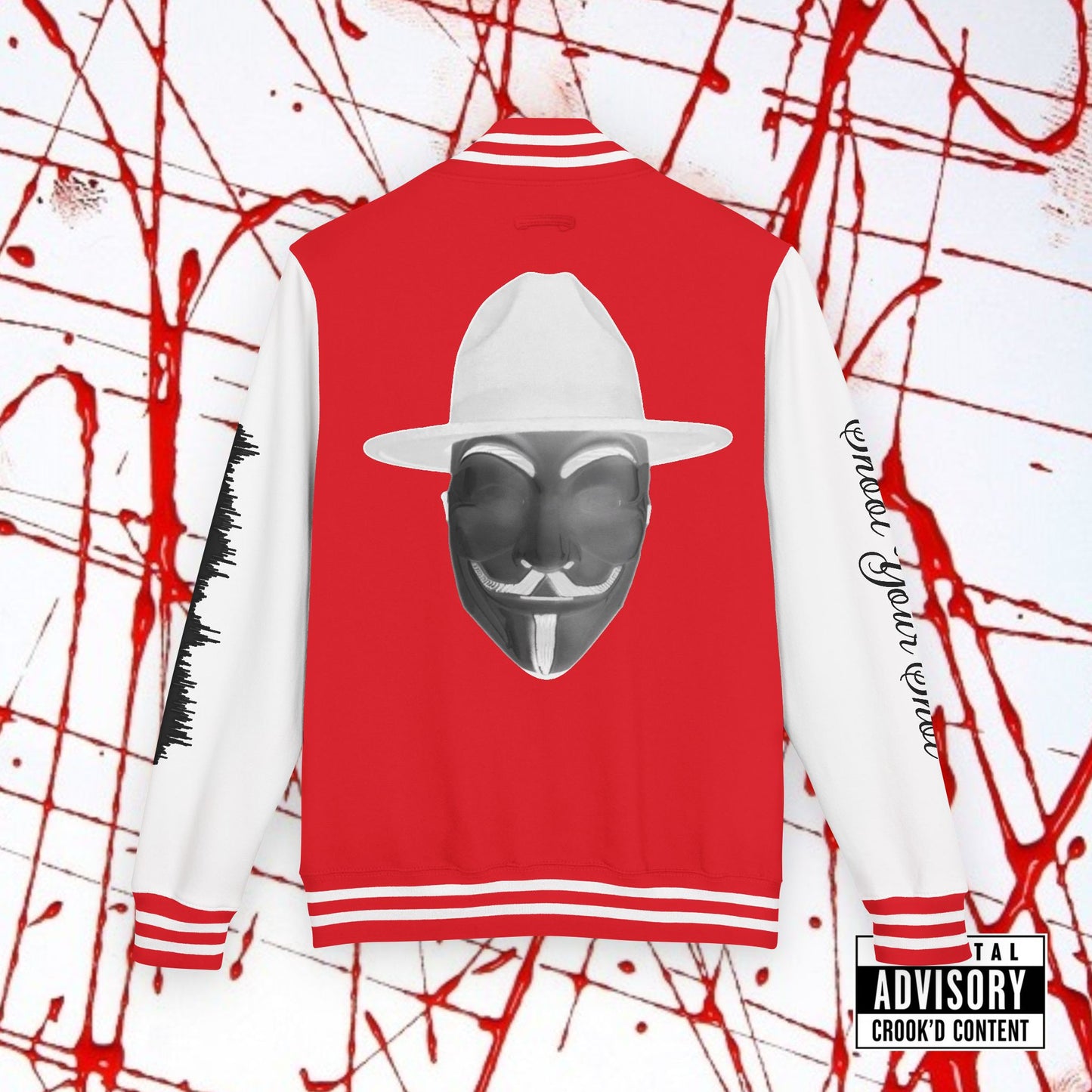 CROOK'D 'Anonymous' — Varsity Jacket