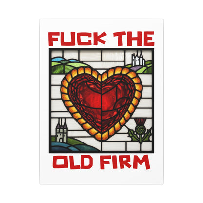 'Fuck The Old Firm' — Wall Art