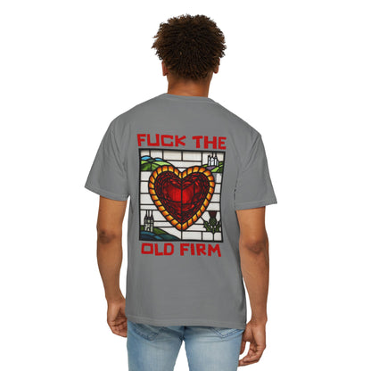 'Fuck The Old Firm' — Unisex Garment-Dyed T-shirt