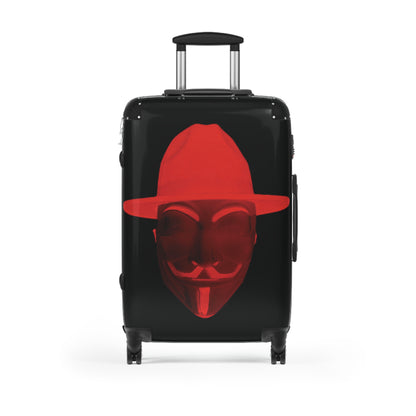 CROOK'D Red 'ANON' Suitcase