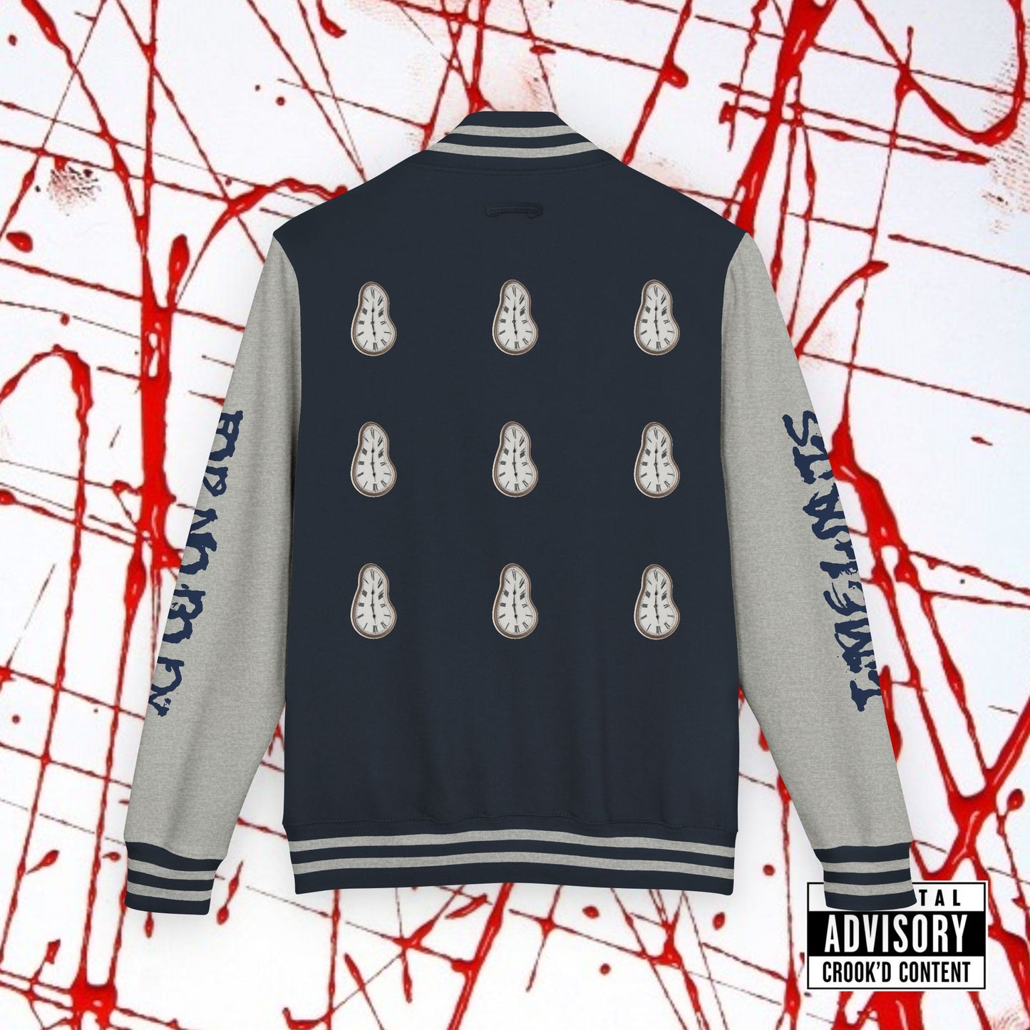 CROOK'D —  'Time Waits For Nobody' — Varsity Jacket