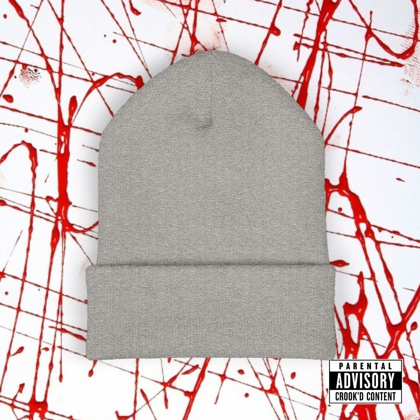 Crook'D Cuffed Beanie (Embroidered)