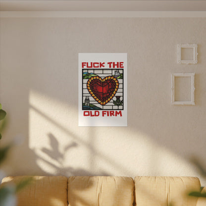 'Fuck The Old Firm' — Wall Art