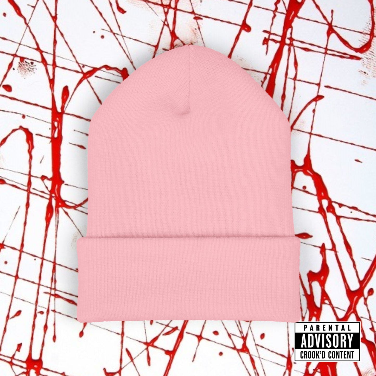 Crook'D Cuffed Beanie (Embroidered)