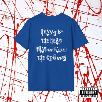 CROOK'D x CASUAL — 'Heavy Is The Head' — T-Shirt