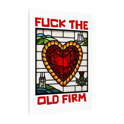 'Fuck The Old Firm' — Wall Art