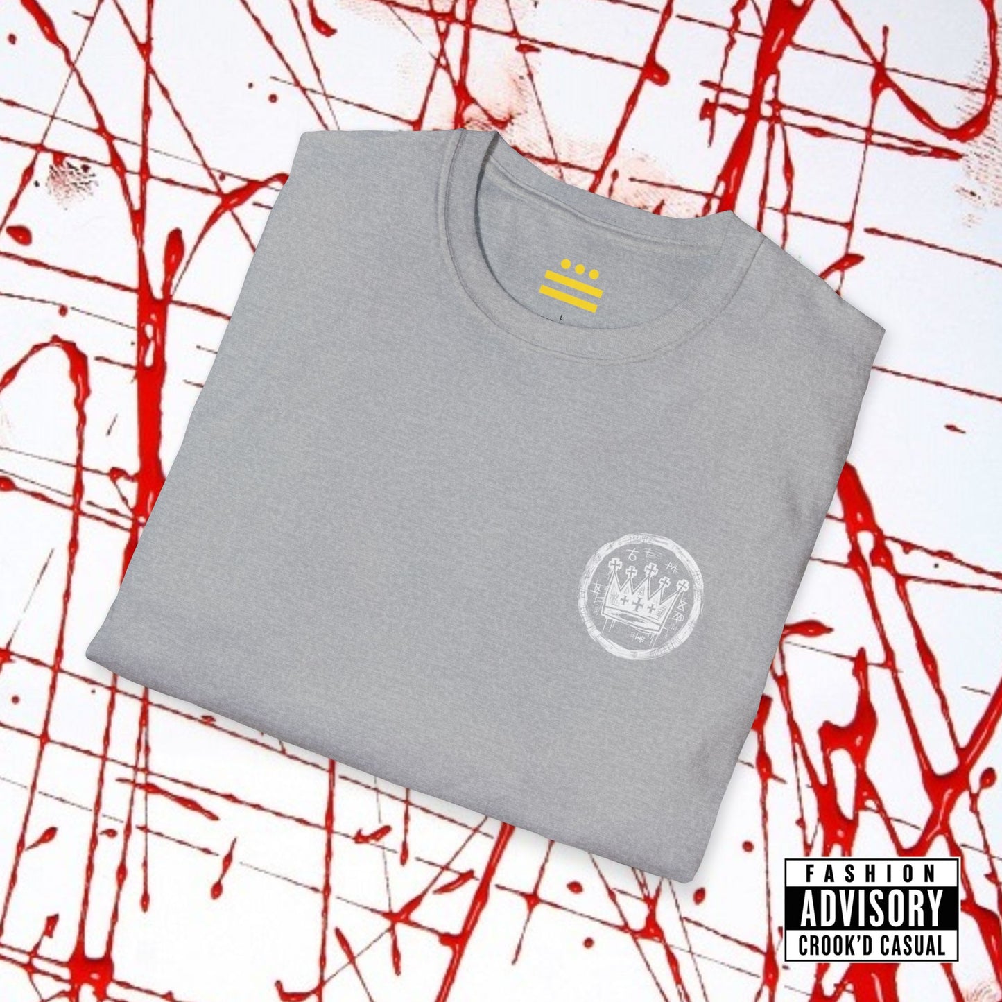 CROOK'D x CASUAL — 'Heavy Is The Head' — T-Shirt