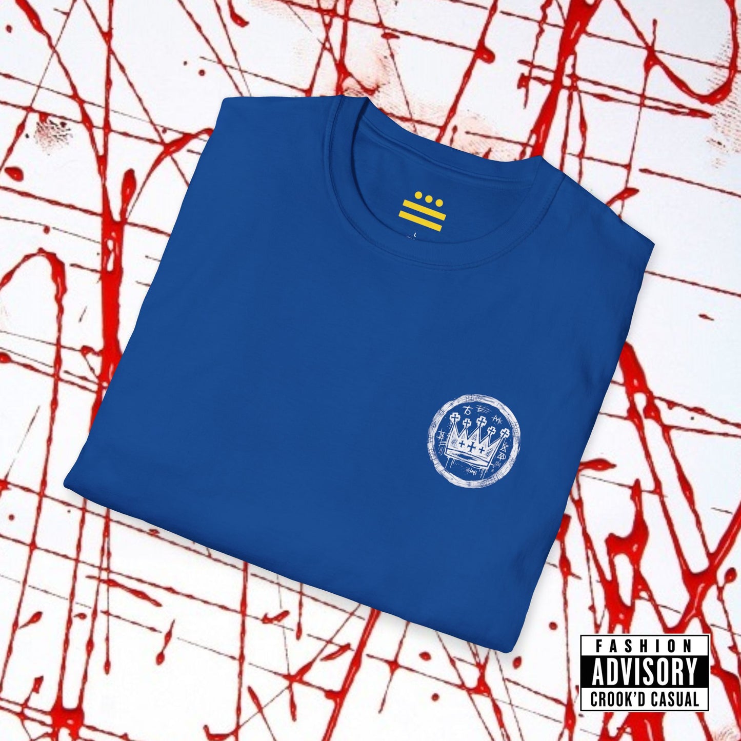 CROOK'D x CASUAL — 'Heavy Is The Head' — T-Shirt