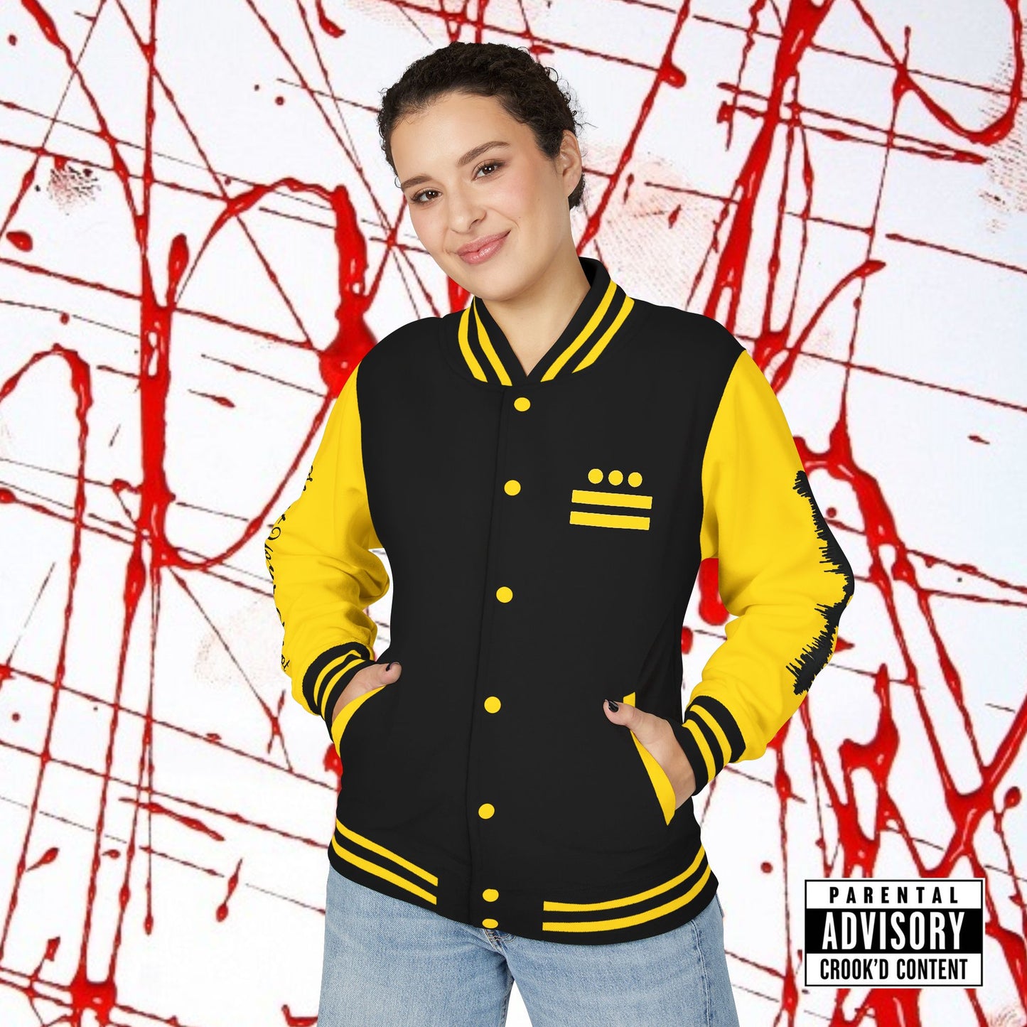 CROOK'D 'Anonymous' — Varsity Jacket
